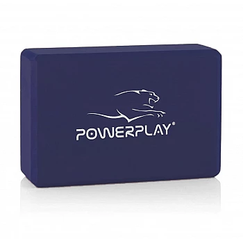 Блок для йоги PowerPlay 4006 Yoga Brick Темно-синий
