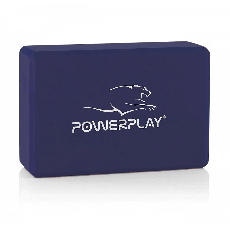 Блок для йоги PowerPlay 4006 Yoga Brick Темно-синий