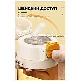 Бутылка для воды CASNO 690 мл KXN-1219 Оранжевая (Гуси) с соломинкой