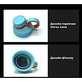 Бутылка для воды CASNO 500 мл KXN 1234 Голубая