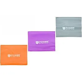Набор лент (комплект 3шт) эспандер Power System PS-4007 Resistance Band Set