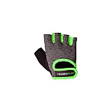 Перчатки для фитнеса PowerPlay 2935 женские Серо-Зеленые M