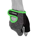 Перчатки для фитнеса PowerPlay 2935 женские Серо-Зеленые M
