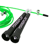 Скакалка скоростная PowerPlay 4202 Зеленая