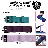 Набор тканевых резинок для пилатеса Power System PS-4097 Booty Band Set