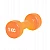 Гантель PowerPlay 4125 виниловая 1 кг