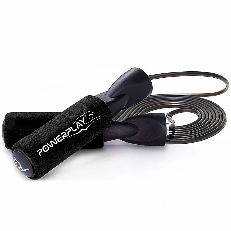 Скакалка PowerPlay 4209 Чорная