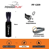 Скакалка PowerPlay 4209 Чорная