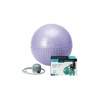 Мяч для фитнеса PowerPlay 4003 75см Sky Blue + насос
