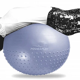 Мяч для фитнеса PowerPlay 4003 75см Sky Blue + насос