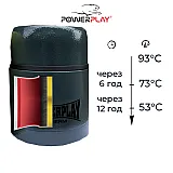 Термос харчовий PowerPlay 9003 Сірий 500 мл