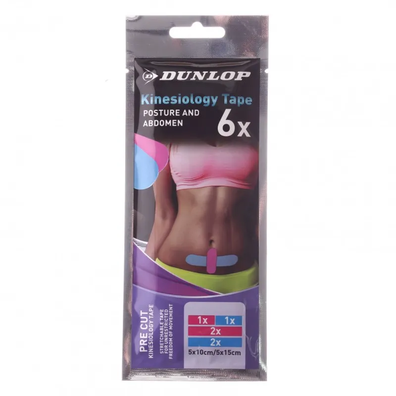 Кинезио тейпы для живота Dunlop Kinesiology tape