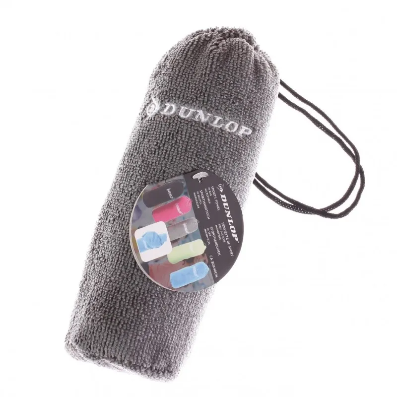 Полотенце спортивное Dunlop Sport towel серое