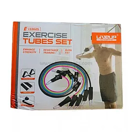 Набір еспандерів 5шт з кріпленнями  LiveUp EXPANDER TUBE SET