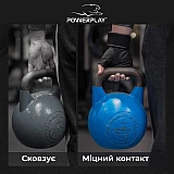 Рукавички для фітнесу PowerPlay 9058 Energy M чорно-жовті