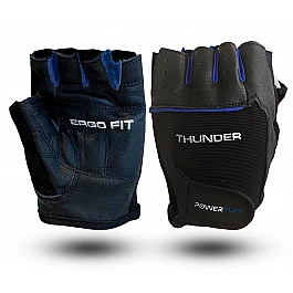 Рукавички для фітнесу PowerPlay 9058 Thunder M чорно-сині