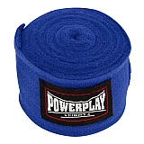 Бинти для боксу PowerPlay 3046 Сині (4,5 м)