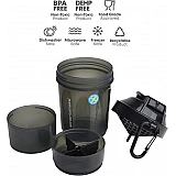Шейкер спортивний Smartshake Original2GO 600ml Black