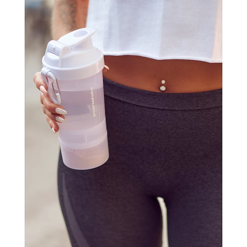 Шейкер спортивний Smartshake Original2GO 600ml Pure White