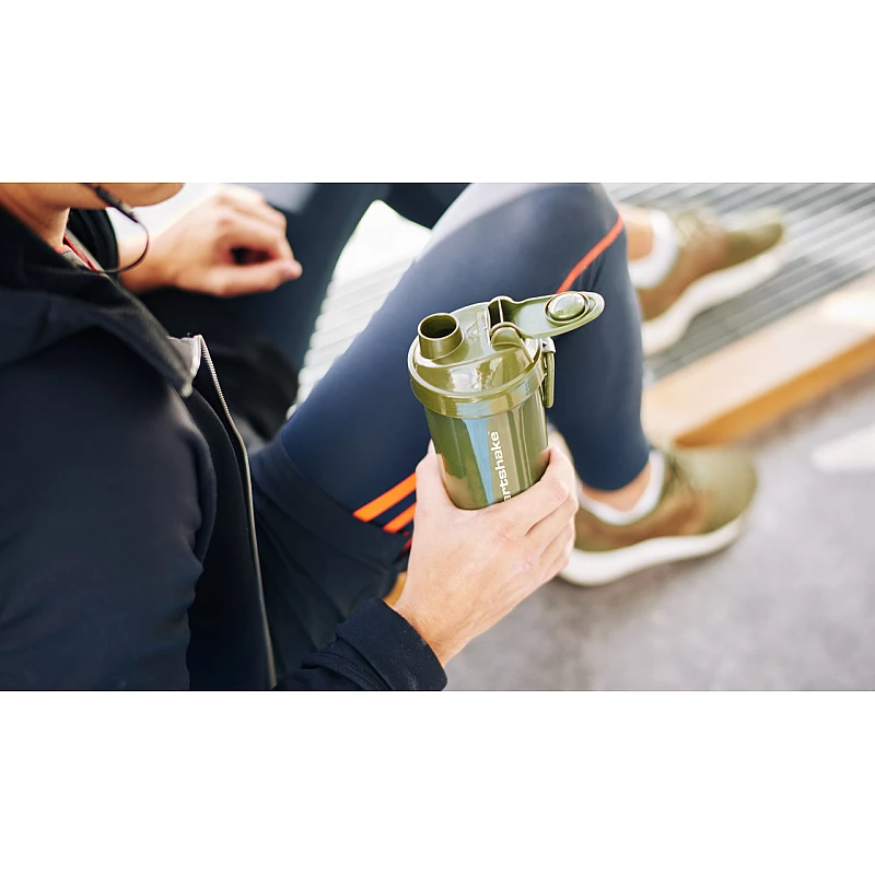 Шейкер спортивний Smartshake Original2GO One 800ml Army Green