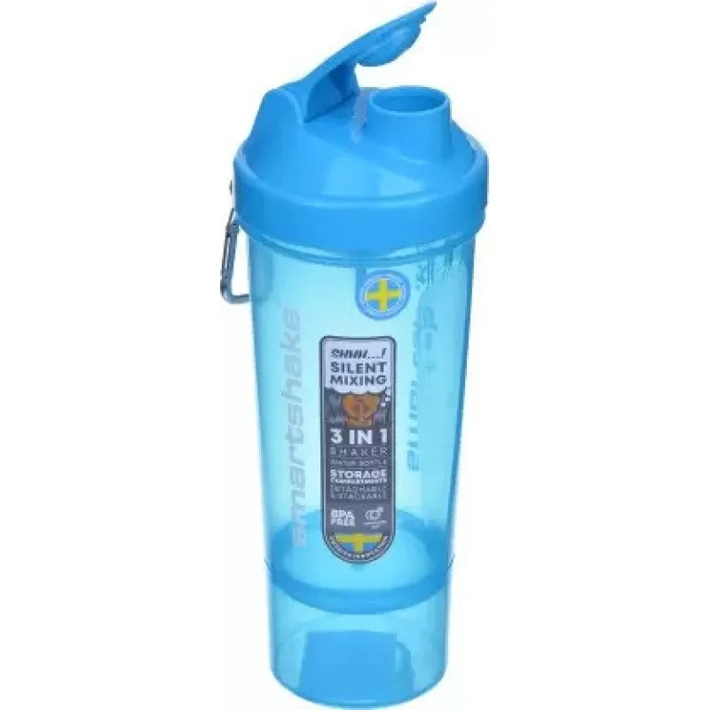 Шейкер спортивний Smartshake Slim 500ml Neon Blue