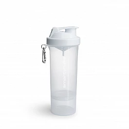 Шейкер спортивний Smartshake Slim 500ml Pure White
