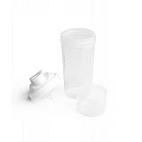 Шейкер спортивний Smartshake Slim 500ml Pure White
