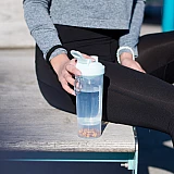 Шейкер спортивний Smartshake Slim 500ml Pure White