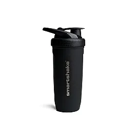 Шейкер спортивний Smartshake Reforce Stainless Steel 30oz/900ml Black