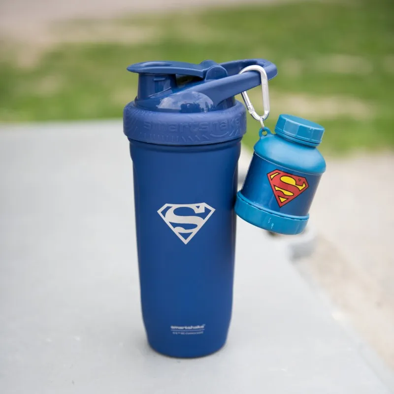Шейкер спортивний Smartshake Reforce 900ml DC Superman