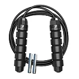 Скакалка швидкісна з протиковзкими ручками 4yourhealth Premium Skip Rope 3m на підшипниках з обтяжувачами 0156