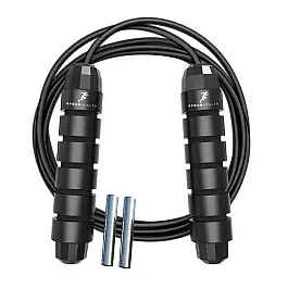 Скакалка швидкісна з протиковзкими ручками 4yourhealth Premium Skip Rope 3m на підшипниках з обтяжувачами 0156