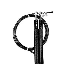 Скакалка швидкісна 4yourhealth Jump Rope Premium 3м металева на підшипниках 0217 Чорна