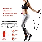Скакалка 4yourhealth Crossfit Fitness Basic 275cm. регульована 0170 Чорна