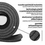 Килимок для йоги та фітнесу + чохол 4yourhealth Fitness Yoga Mat 0132 (180*61*1см) Чорний