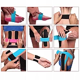 Кінезіологічний тейп 4yourhealth Kinesio Tape 5cm*5m Чорний