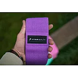 Резинка для фітнесу тканева 4yourhealth Fitness Band Heavy 37 kg. Фіолетова