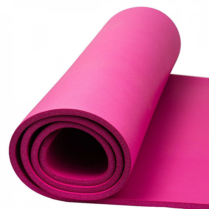 Килимок для йоги та фітнесу + чохол 4yourhealth Fitness Yoga Mat 0125 (180*61*1см) Рожевий