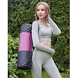 Килимок для йоги та фітнесу + чохол 4yourhealth Fitness Yoga Mat 0125 (180*61*1см) Рожевий