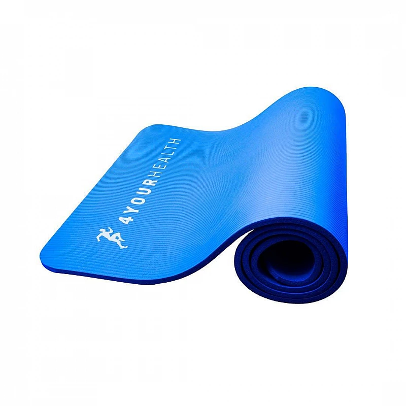 Килимок для йоги та фітнесу + чохол 4yourhealth Fitness Yoga Mat 0101 (180*61*1см) Синій