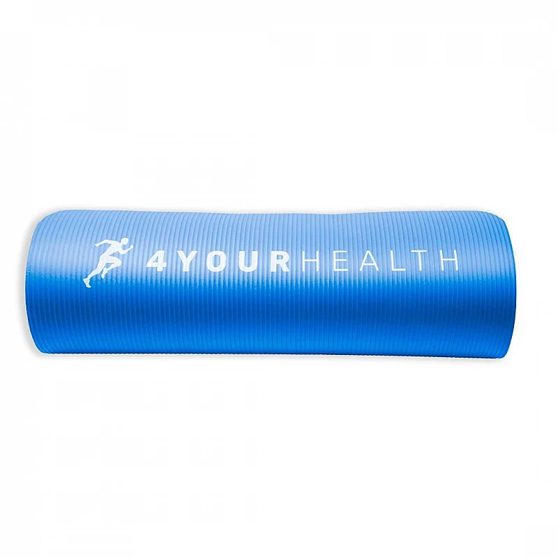 Килимок для йоги та фітнесу + чохол 4yourhealth Fitness Yoga Mat 0101 (180*61*1см) Синій