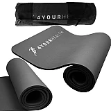 Килимок для йоги та фітнесу + чохол 4yourhealth Fitness Yoga Mat 0118 (180*61*1см) Сірий