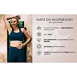 Килимок акупунктурний 4yourhealth Elite Line 1849 з подушкою бежево-жовтий 72*42см