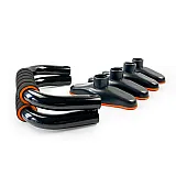 Опори для віджимання від підлоги 4yourhealth 1054 Push-Up Bars Premium Stell Black