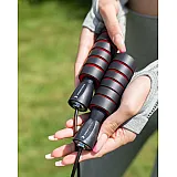 Скакалка швидкісна з протиковзкими ручками 4yourhealth 2.5m. Premium Jump Rope 2471 Чорно-червона