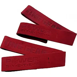 Шкіряні лямки для тяги Power System PS-3320 Red