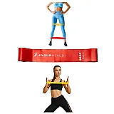Фітнес резика 4yourhealth Mini Band Level 4 (10-15кг.) червона