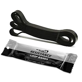 Гумова петля для тренувань 4yourhealth Power Band Level 3 (12-30кг.) чорна (0910)