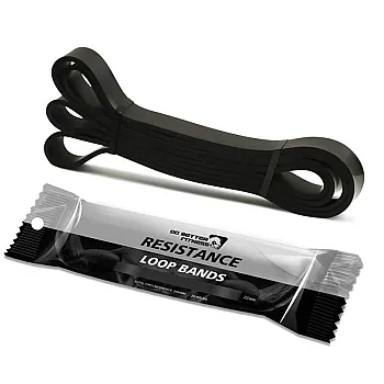 Гумова петля для тренувань 4yourhealth Power Band Level 3 (12-30кг.) чорна (0910)