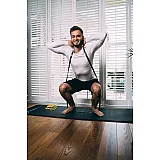 Гумова петля для тренувань 4yourhealth Power Band Level 3 (12-30кг.) чорна (0910)